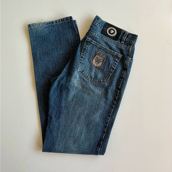 Vintage Versace Blue Men's Jeans - Picture 1 of 7